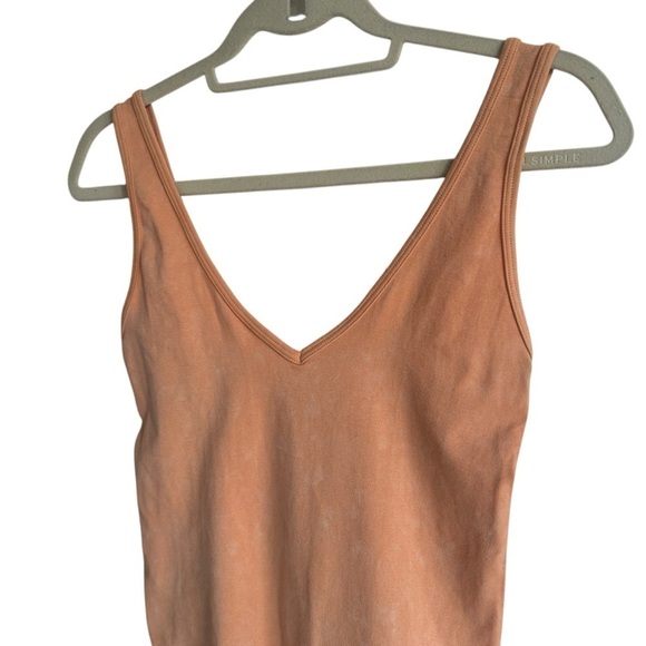 Intimately Free People Seamless Bodysuit, Washed Orange, Size M/L - Picture 4 of 8